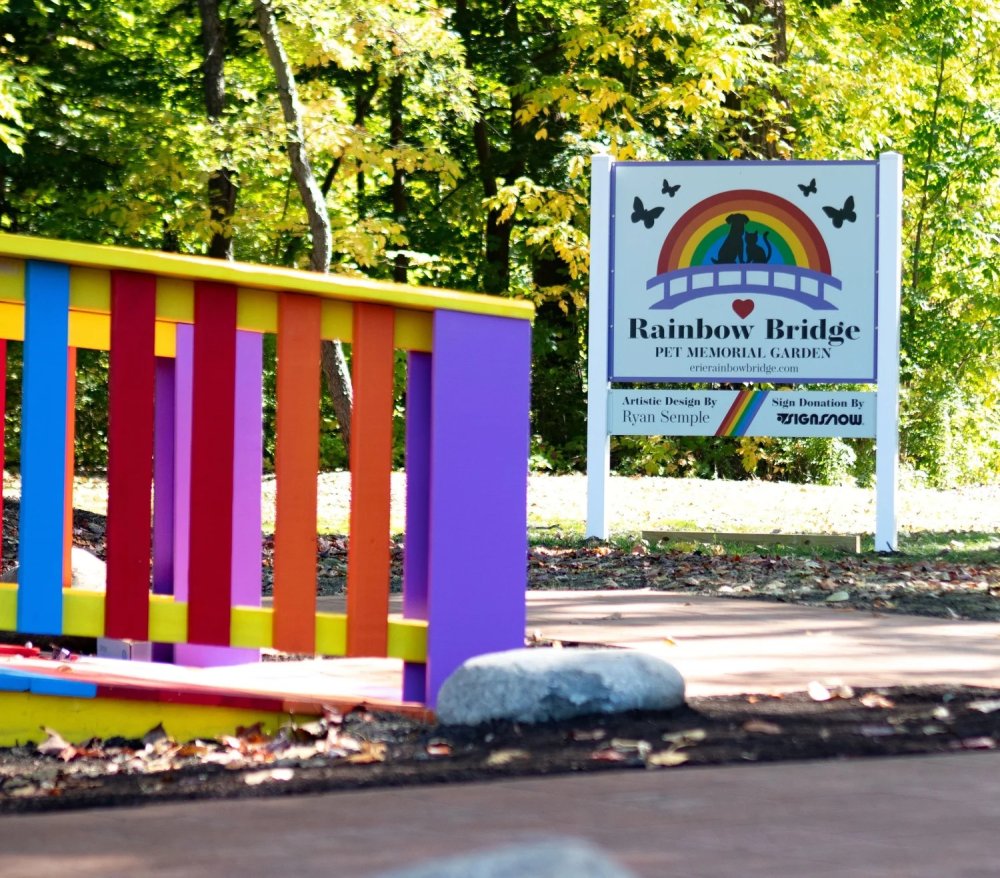 Erie Rainbow Bridge Pet Memorial Garden is Officially Open!